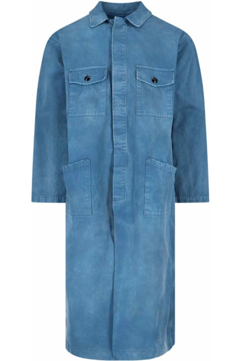 Maison Margiela Coats & Jackets for Men Maison Margiela Denim Trench Coat