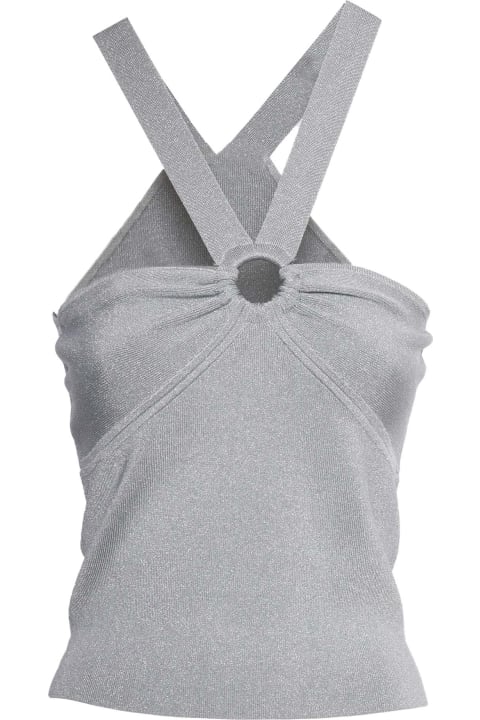 Michael Kors Topwear for Women Michael Kors Silver Tank Top