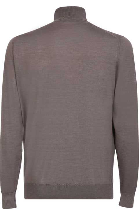 Colombo Sweaters for Men Colombo Beige Silk And Cashmere Sweater