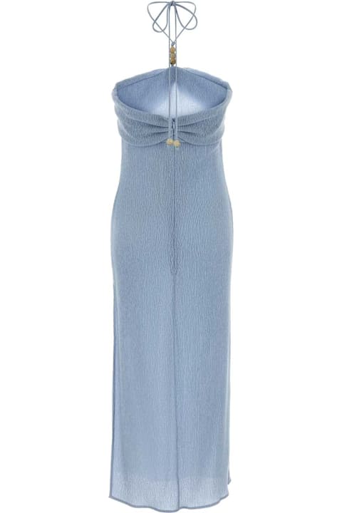 Homeware Magda Butrym Light Blue Stretch Lyocell Blend Dress
