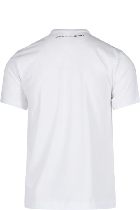 ウィメンズ Comme des Garçons Shirtのトップス Comme des Garçons Shirt Basic T-shirt
