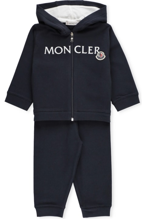 Sale for Baby Boys Moncler Two Pieces Suit With Logo