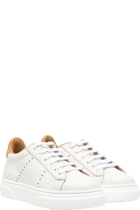 Eleventy Shoes for Boys Eleventy White Sneakers Unisex