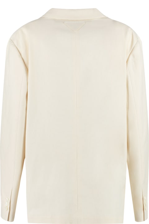 Prada Coats & Jackets for Women Prada Cotton Double-breasted Blazer