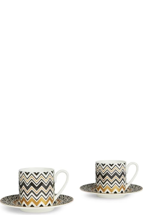  Missoniأدوات المائدة Missoni Set 2 Tazze Caffè