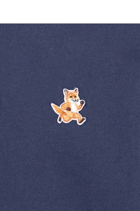 ウィメンズ Maison Kitsunéのフリース＆ラウンジウェア Maison Kitsuné 'speedy Fox Patch' Sweatshirt
