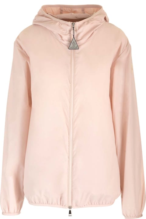 Coats & Jackets for Women Moncler Pastel Pink 'fegeo' Jacket