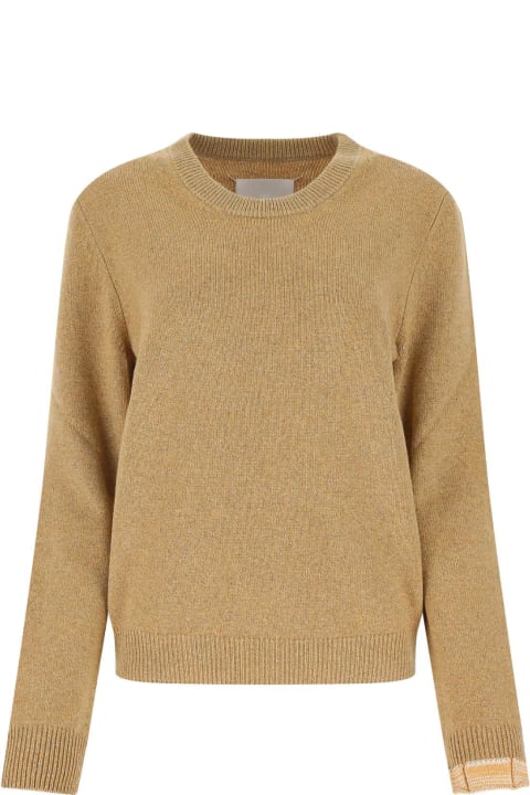 Sale for Women Maison Margiela Melange Mustard Wool Blend Sweater