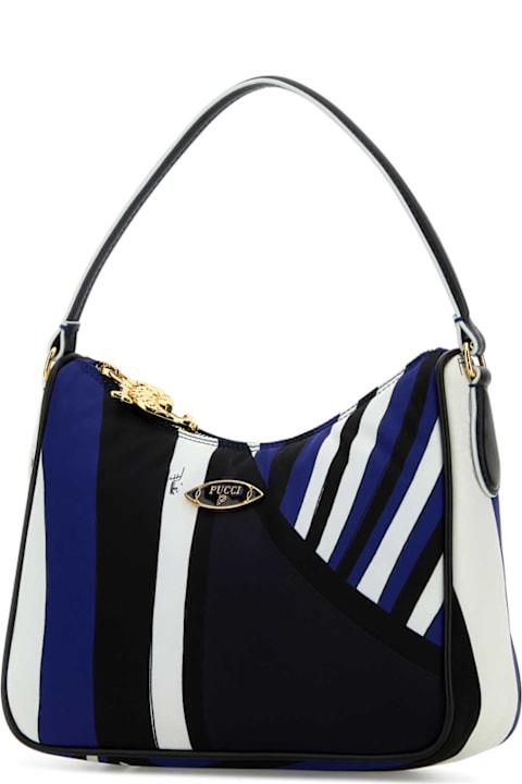 Pucci حقائب لـ السيدات Pucci Printed Nylon Yummy Shoulder Bag