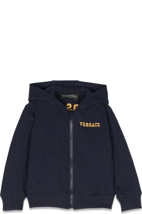 Versace Sweaters & Sweatshirts for Baby Girls Versace Medusa Zipper Hoodie
