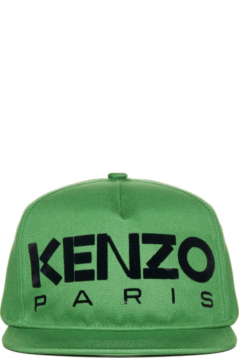Kenzo Accessories for Men Kenzo Logo Cotton Baseball Cap