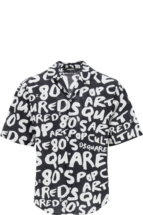 Dsquared2 Shirts for Women Dsquared2 D2 Pop 80's Bowling Shirt