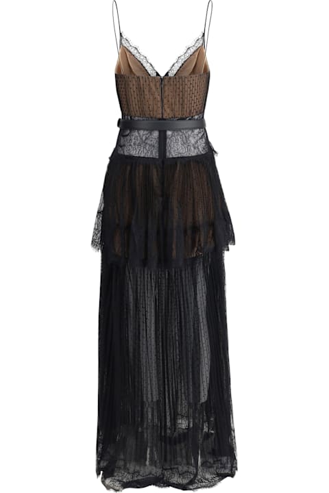 self-portrait Women self-portrait Long Lace Dress