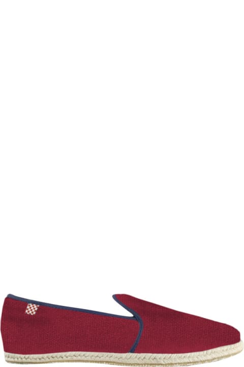 MC2 Saint Barth Loafers & Boat Shoes for Men MC2 Saint Barth Red And Blue Navy Canvas Shoes For Men