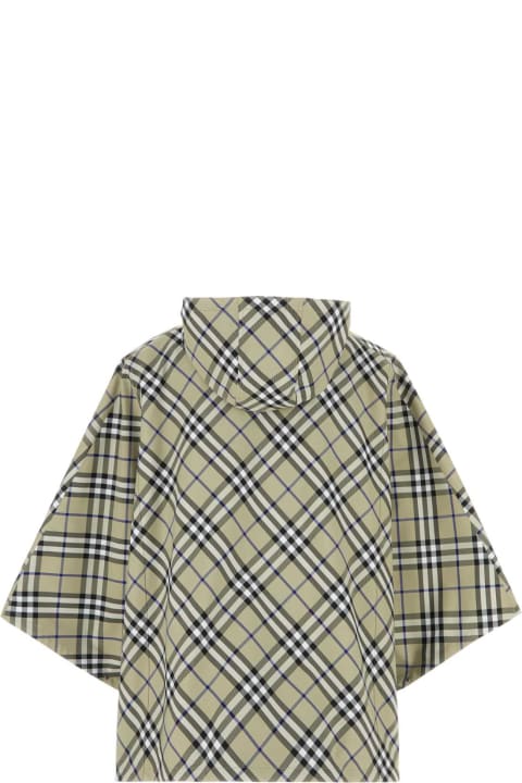 Burberry Coats & Jackets for Kids Burberry Embroidered Twill Cape