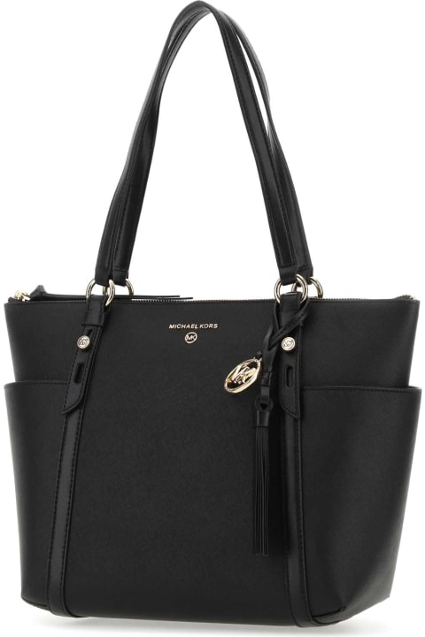 Michael Kors for Men Michael Kors Black Leather Sullivan Shoulder Bag