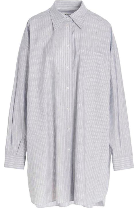 ウィメンズ新着アイテム Maison Margiela Striped Long-sleeved Shirt