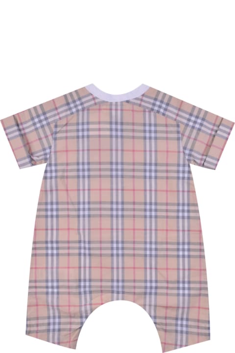 Fashion for Baby Boys Burberry Cotton Romper