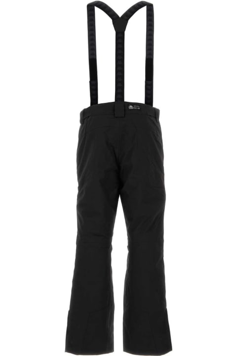Kappa Pants for Men Kappa Black Polyester Ski Pant