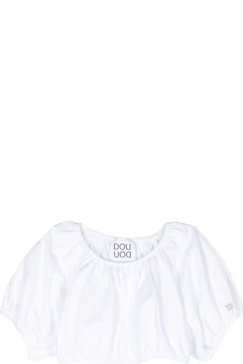 Douuod Clothing for Girls Douuod Douuod T-shirts And Polos White