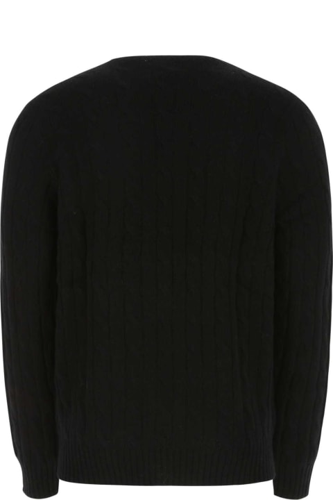 Sweaters for Men Polo Ralph Lauren Black Cashmere Sweater