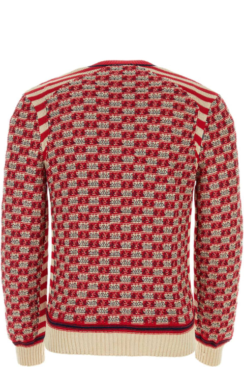 Wales Bonner Sweaters for Men Wales Bonner Embroidered Cotton Unity Sweater