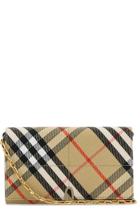 Burberry Accessories for Women Burberry Printed Canvas Snip Wallet