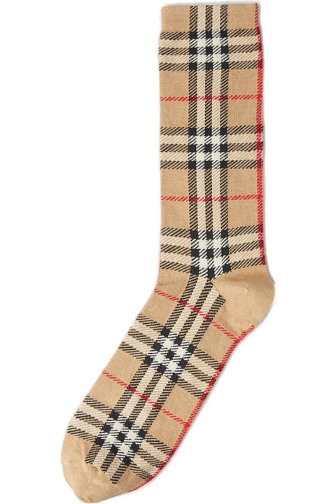 Burberry Underwear for Men Burberry Vintage Check-pattern Stretched Socks