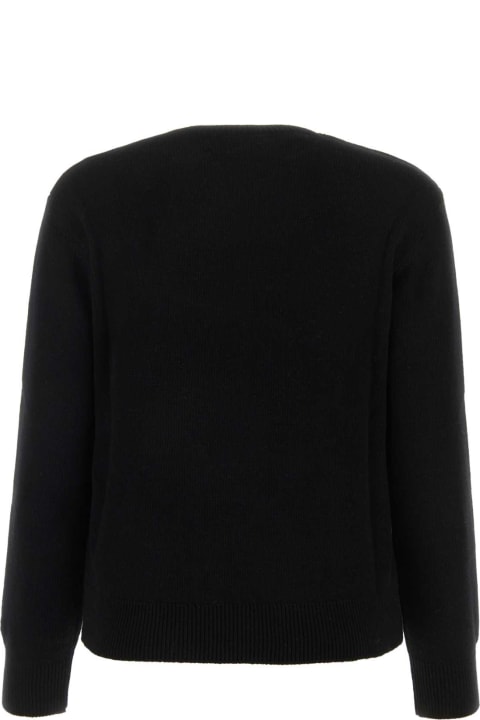 MC2 Saint Barth Clothing for Women MC2 Saint Barth Black Wool Blend Sweater
