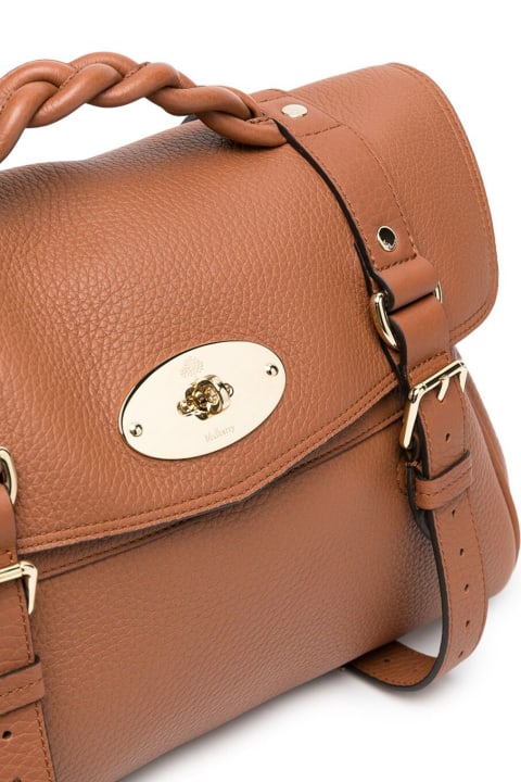 Fashion for Women Mulberry Alexa Heavy Brown Leather Crossbody Bag Mulberry Woman
