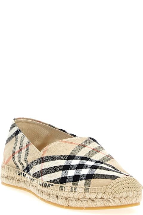 Burberry Shoes for Women Burberry Check Espadrilles