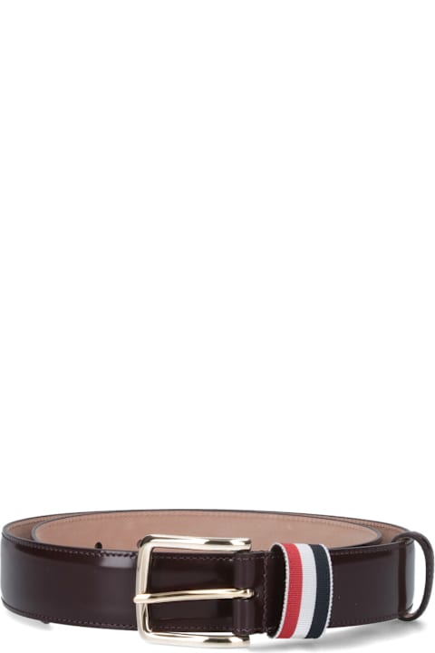 Thom Browne Belts for Men Thom Browne 'striped Loop' Belt