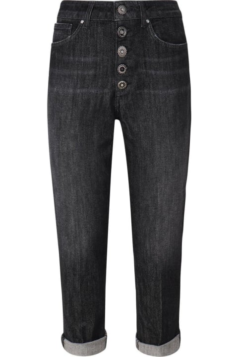 Dondup Jeans for Women Dondup High-rise Turn-up Hem Jeans