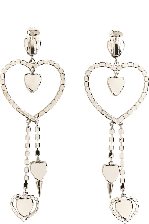 Jewelry for Women Alessandra Rich 'heart' Earrings
