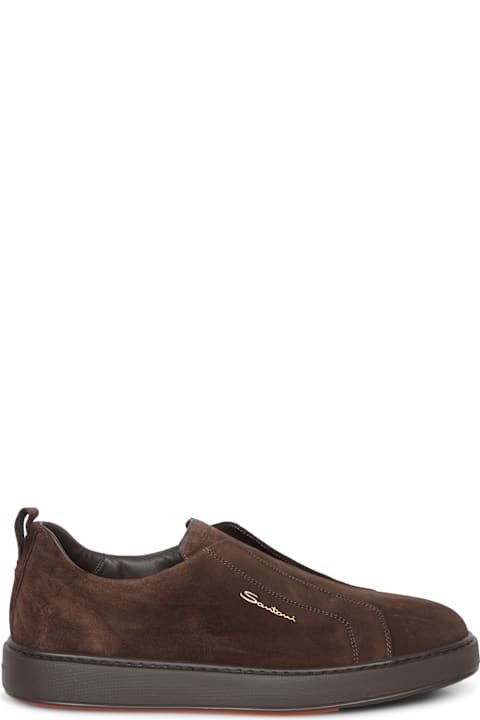 Santoni for Men Santoni Victory Suede Tdm Sneakers