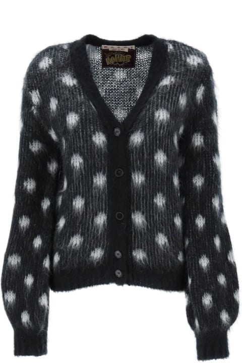 Marni Sweaters for Women Marni Polka Dot Cardigan