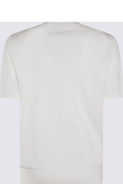 Zegna Topwear for Men Zegna White Cotton Tshirt