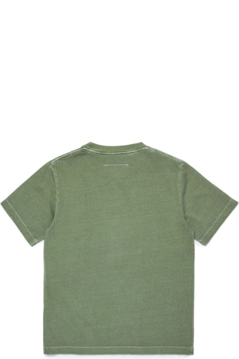 Maison Margiela for Kids Maison Margiela Maison Margiela T-shirts And Polos Green