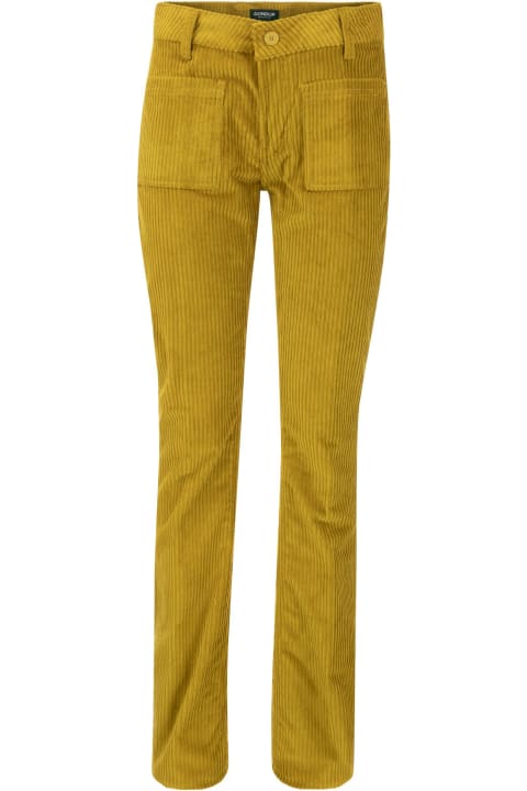 Fashion for Women Dondup Newmolly - Velvet Bootcut Trousers