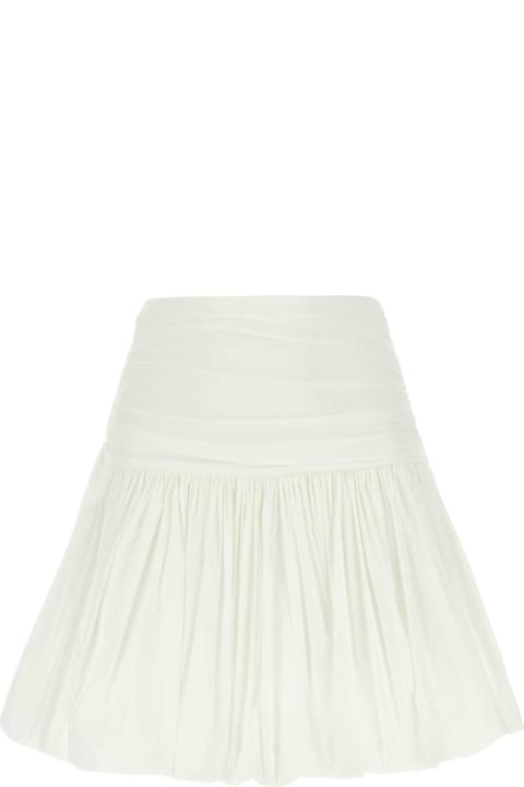 Philosophy di Lorenzo Serafini Skirts for Women Philosophy di Lorenzo Serafini White Taffeta Pant-skirt