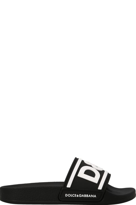 Shoes for Boys Dolce & Gabbana Logo Slides
