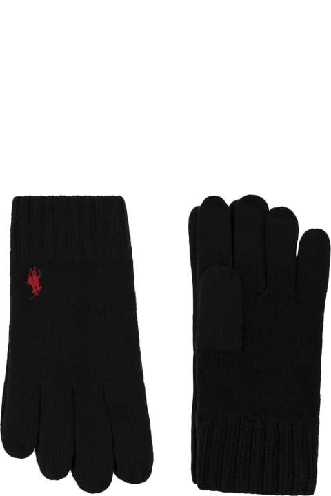 Polo Ralph Lauren Gloves for Men Polo Ralph Lauren Knitted Touch Gloves With Pony