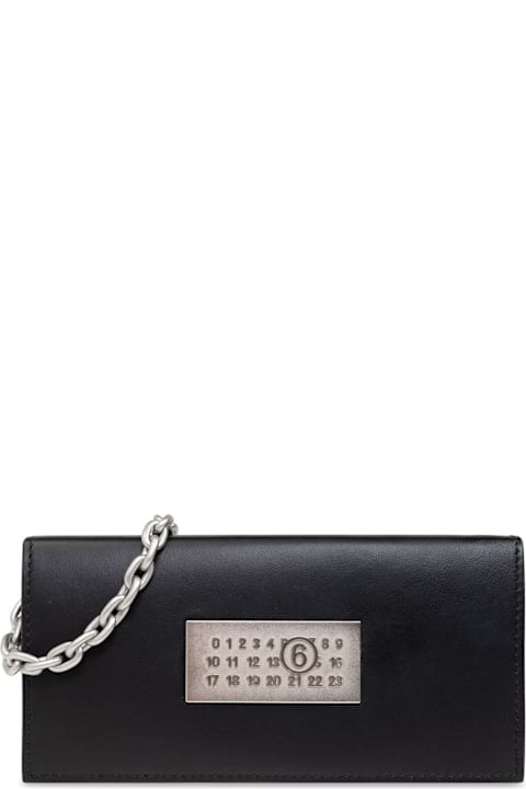 MM6 Maison Margiela محافظ لـ السيدات MM6 Maison Margiela Numeric Chain Wallet