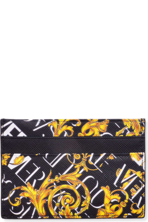 Wallets for Women Versace Jeans Couture Leather Card Holder