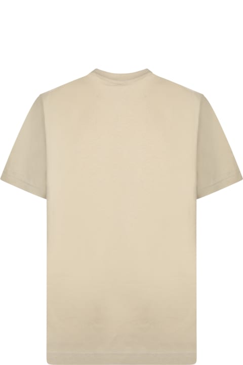 Burberry for Men Burberry Ekd Big Logo Beige T-shirt