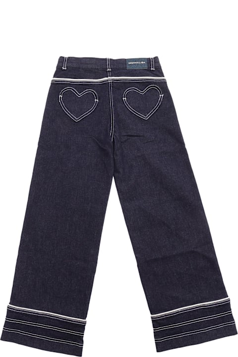 Homeware Monnalisa Heart Pockets Jeans