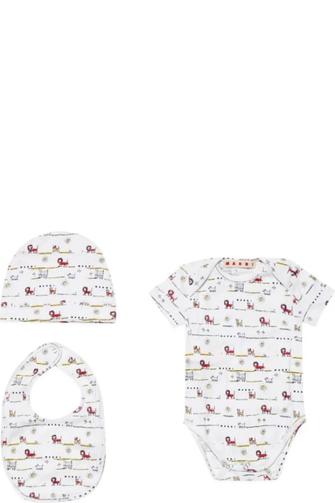 Marni Bodysuits & Sets for Baby Girls Marni Mx036 Box Kit