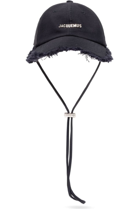 Hats for Men Jacquemus La Casquette Artichaut Frayed Baseball Cap
