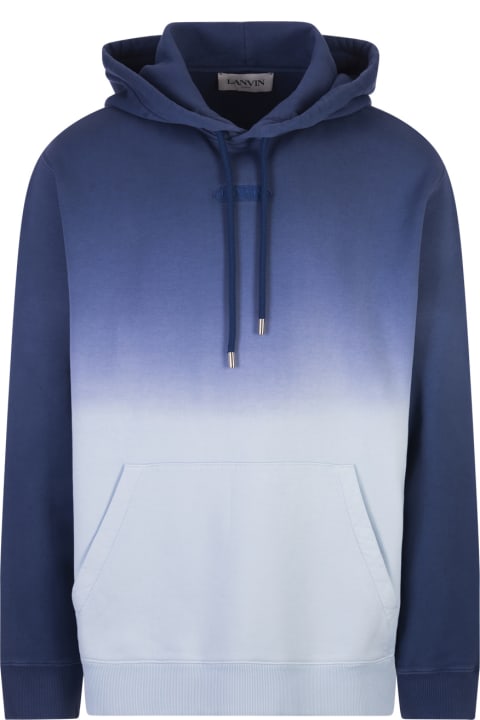 Fleeces & Tracksuits for Men Lanvin Oversized Hoodie With A Gradient Effect