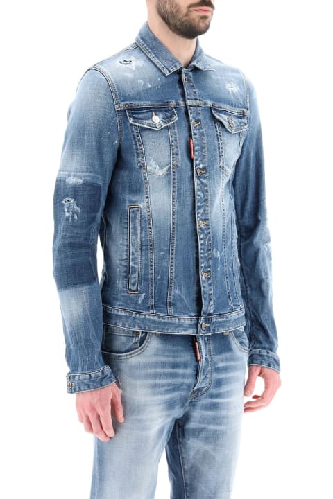 Dsquared2 Coats & Jackets for Men Dsquared2 Classic Jean Jacket